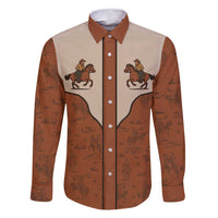 Cowboy Family Matching Tank Maxi Dress and Hawaiian Shirt Horse Riding Retro Western Yoke