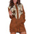 Cowboy Hoodie Dress Horse Riding Retro Western Yoke