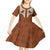 Cowboy Kid Short Sleeve Dress Horse Riding Retro Western Yoke