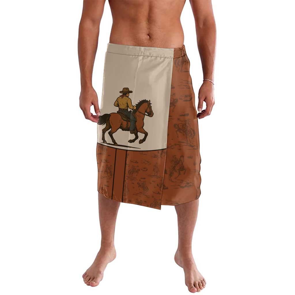 Cowboy Lavalava Horse Riding Retro Western Yoke