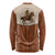Cowboy Long Sleeve Shirt Horse Riding Retro Western Yoke