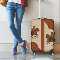 Cowboy Luggage Cover Horse Riding Retro Western Yoke