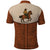 Cowboy Polo Shirt Horse Riding Retro Western Yoke