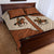 Cowboy Quilt Bed Set Horse Riding Retro Western Yoke