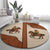 Cowboy Round Carpet Horse Riding Retro Western Yoke