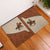 Cowboy Rubber Doormat Horse Riding Retro Western Yoke