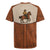 Cowboy Rugby Jersey Horse Riding Retro Western Yoke