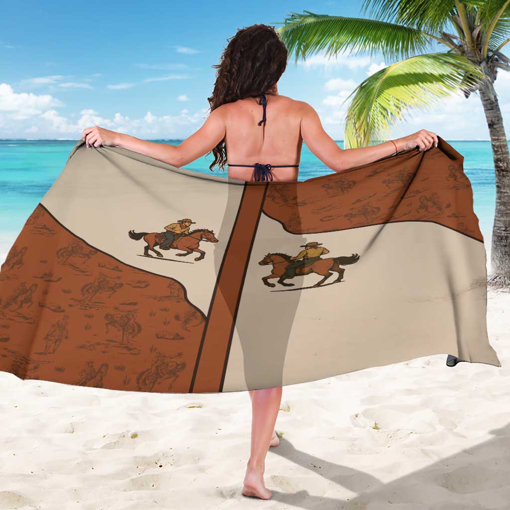 Cowboy Sarong Horse Riding Retro Western Yoke