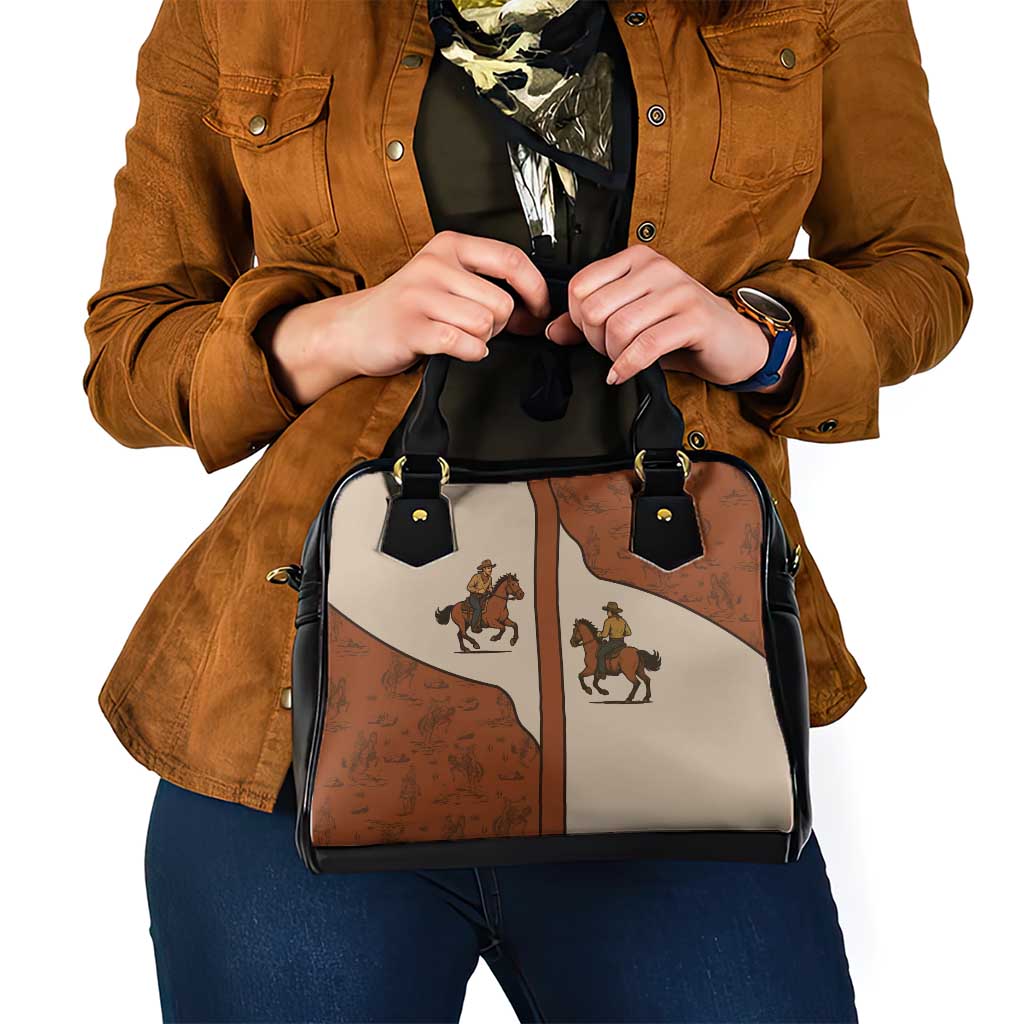 Cowboy Shoulder Handbag Horse Riding Retro Western Yoke