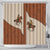 Cowboy Shower Curtain Horse Riding Retro Western Yoke