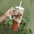 Cowboy Tumbler With Handle Horse Riding Retro Western Yoke