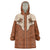 Cowboy Wearable Blanket Hoodie Horse Riding Retro Western Yoke