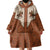 Cowboy Wearable Blanket Hoodie Horse Riding Retro Western Yoke