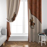 Cowboy Window Curtain Horse Riding Retro Western Yoke