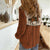Cowboy Women Casual Shirt Horse Riding Retro Western Yoke