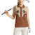 Cowboy Women Sleeveless Polo Shirt Horse Riding Retro Western Yoke