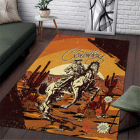 Cowboy Area Rug Ride Em Cowboy