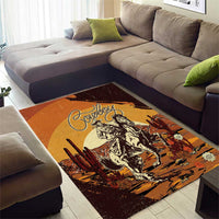 Cowboy Area Rug Ride Em Cowboy