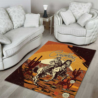 Cowboy Area Rug Ride Em Cowboy