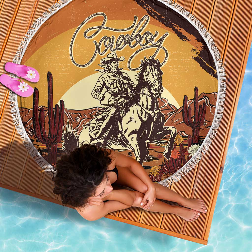 Cowboy Beach Blanket Ride Em Cowboy
