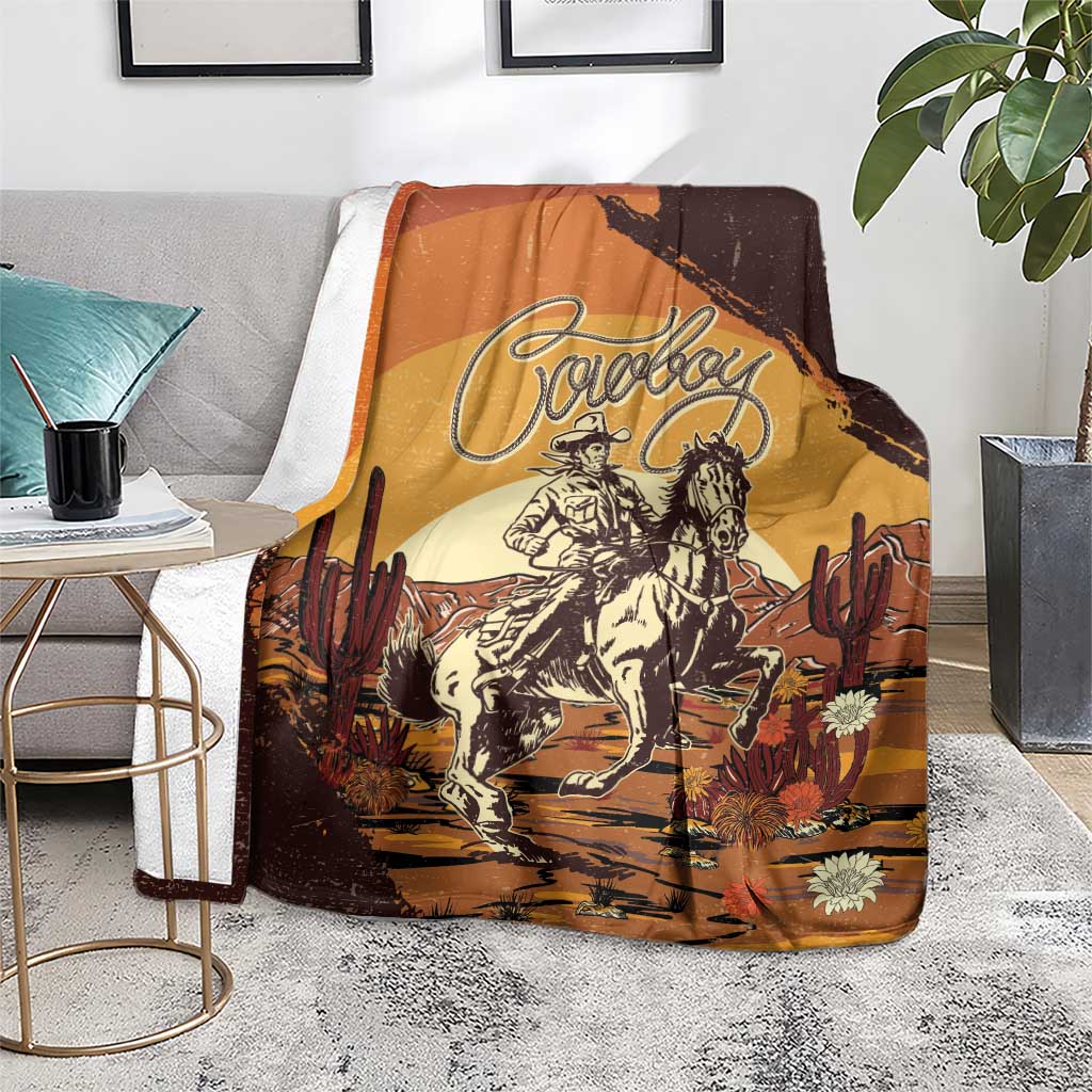 Cowboy Blanket Ride Em Cowboy