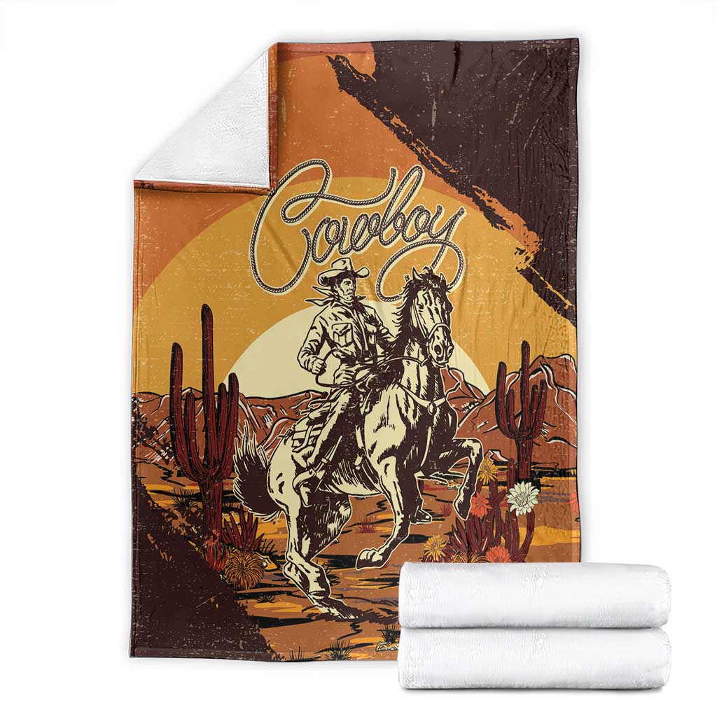 Cowboy Blanket Ride Em Cowboy