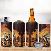 Cowboy 4 in 1 Can Cooler Tumbler Ride Em Cowboy