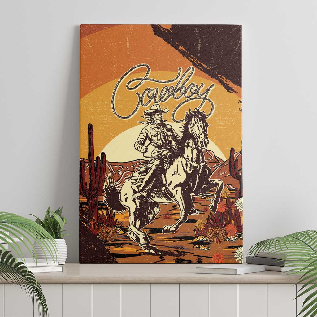 Cowboy Canvas Wall Art Ride Em Cowboy