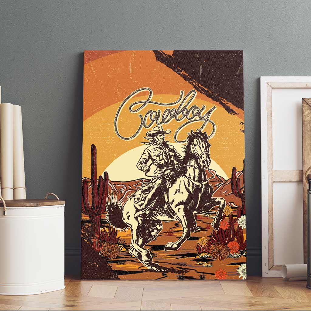 Cowboy Canvas Wall Art Ride Em Cowboy