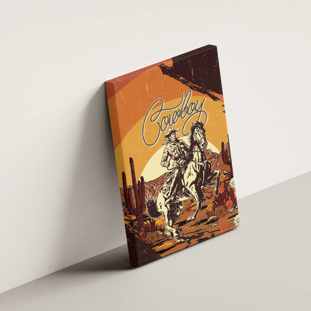 Cowboy Canvas Wall Art Ride Em Cowboy