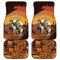Cowboy Car Mats Ride Em Cowboy