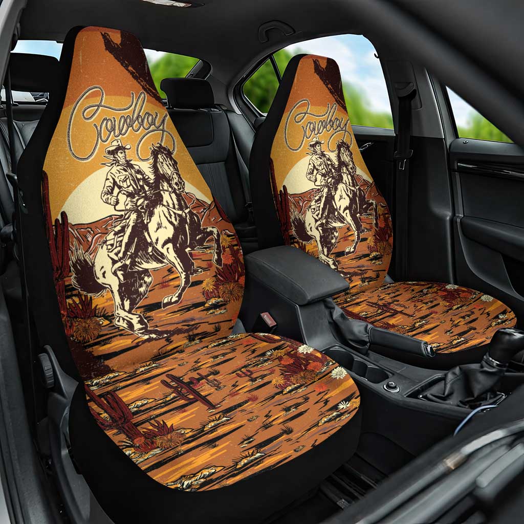 Cowboy Car Seat Cover Ride Em Cowboy