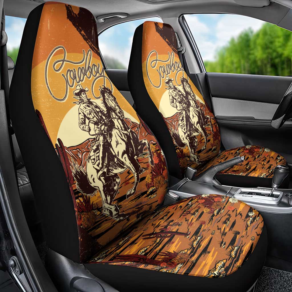 Cowboy Car Seat Cover Ride Em Cowboy