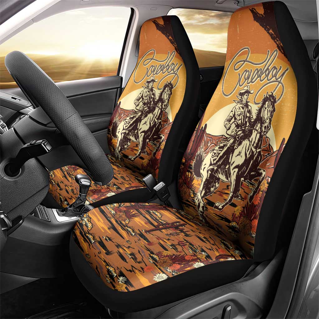 Cowboy Car Seat Cover Ride Em Cowboy