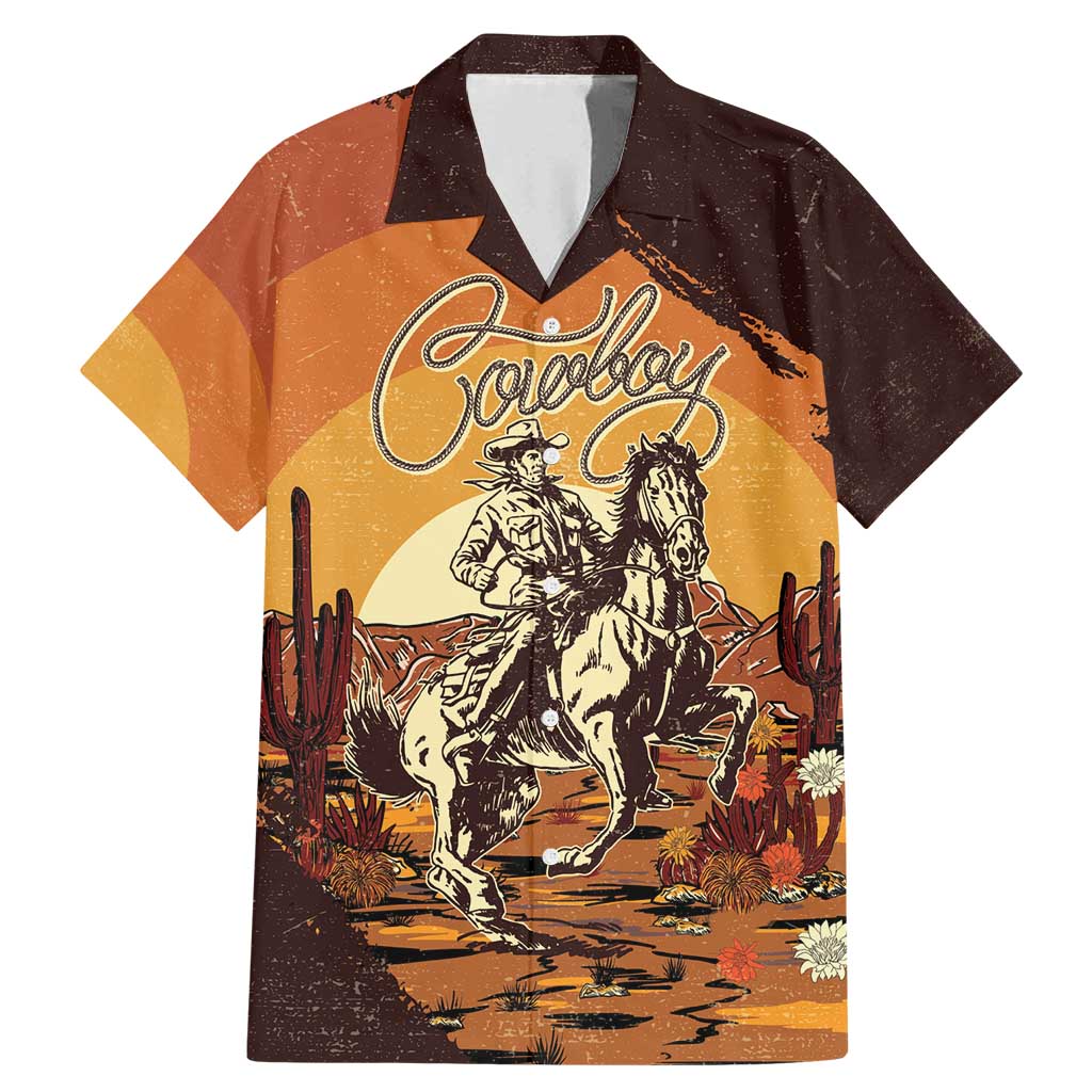 Cowboy Family Matching Mermaid Dress and Hawaiian Shirt Ride Em Cowboy