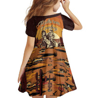 Cowboy Family Matching Off Shoulder Maxi Dress and Hawaiian Shirt Ride Em Cowboy