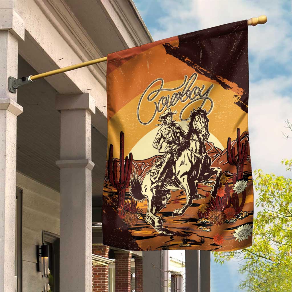 Cowboy Garden Flag Ride Em Cowboy