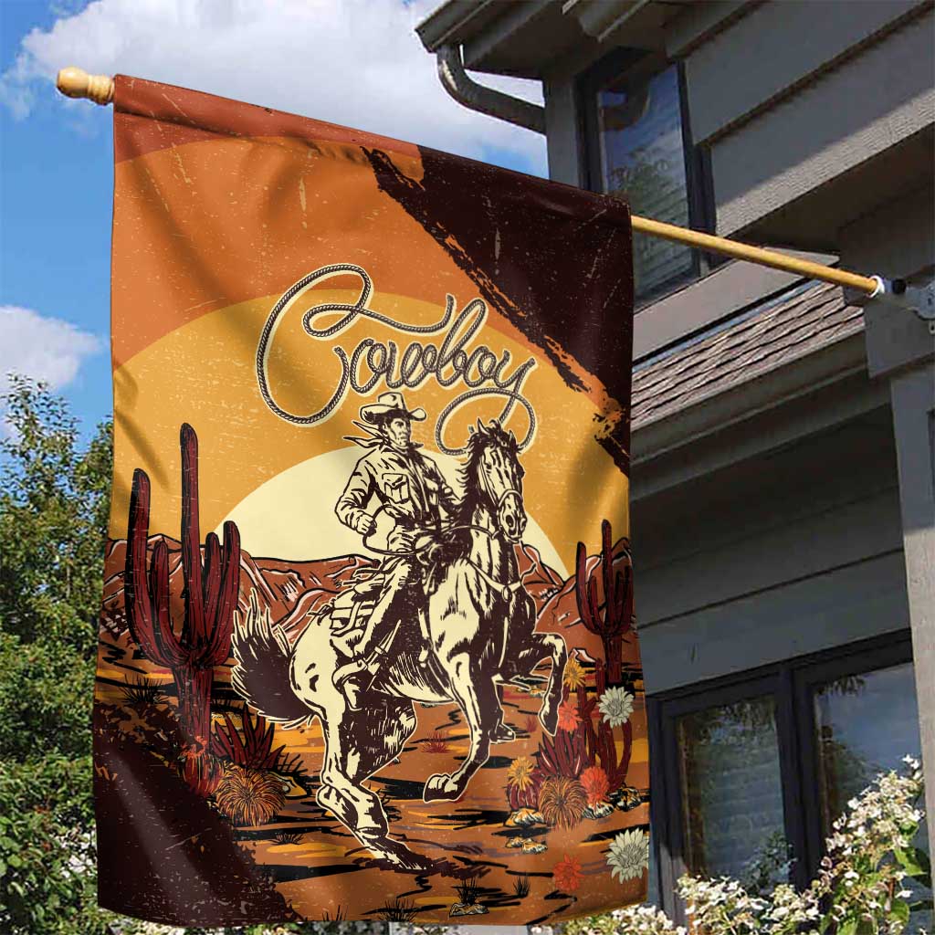 Cowboy Garden Flag Ride Em Cowboy