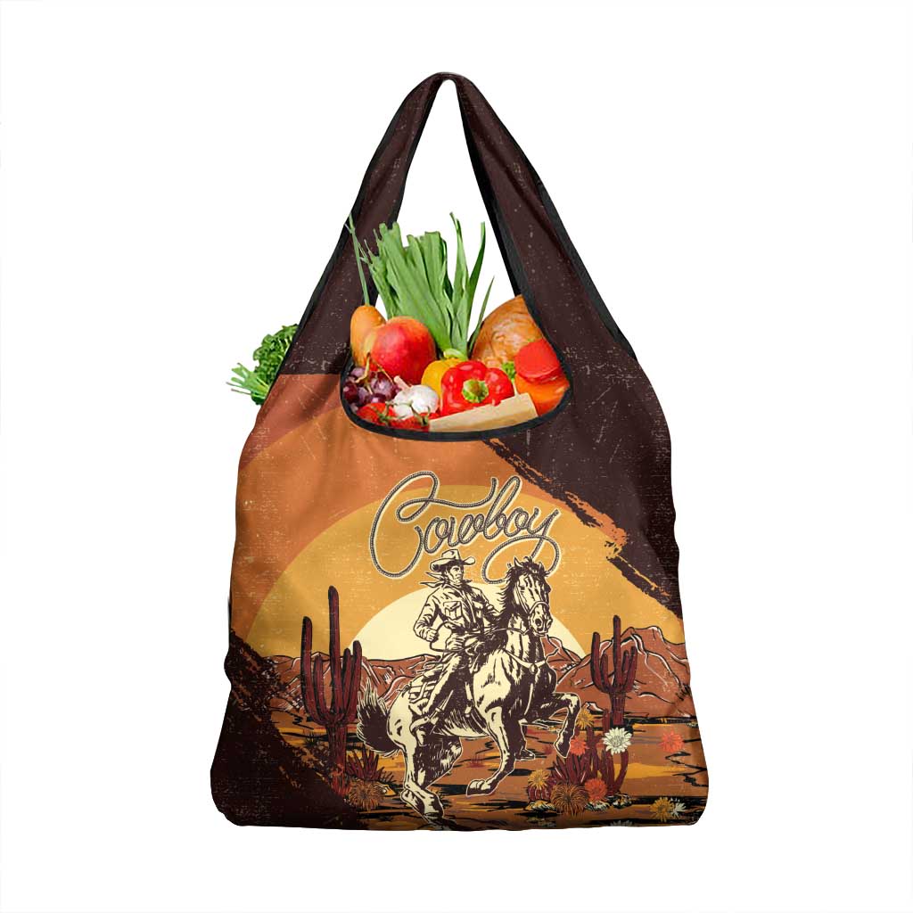 Cowboy Grocery Bag Ride Em Cowboy