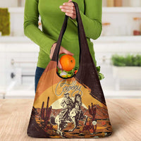 Cowboy Grocery Bag Ride Em Cowboy