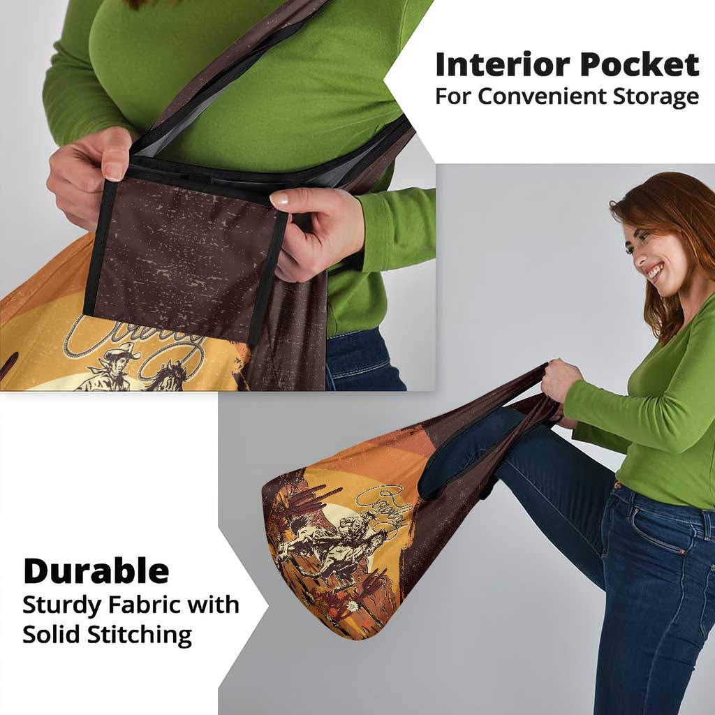 Cowboy Grocery Bag Ride Em Cowboy