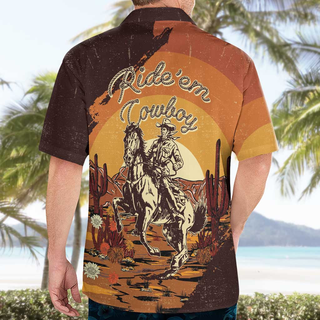 Cowboy Hawaiian Shirt Ride Em Cowboy