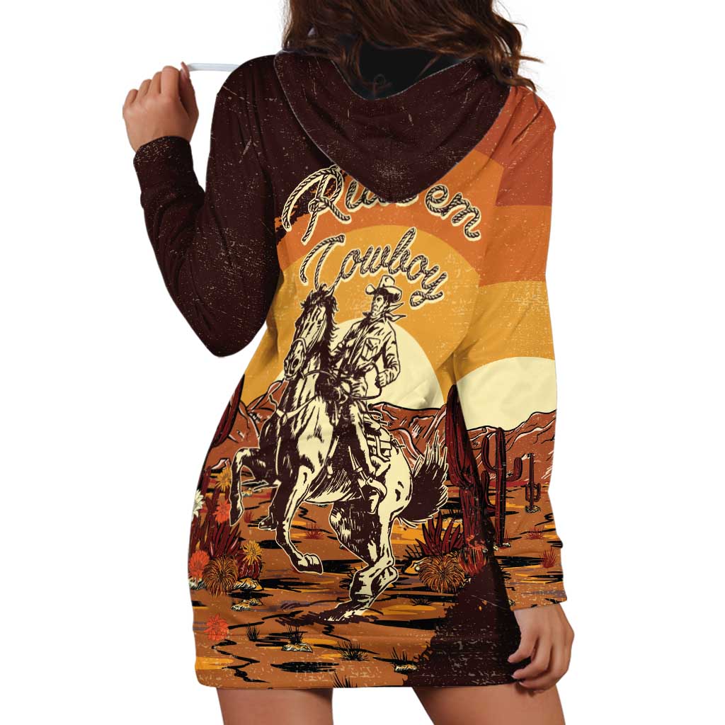 Cowboy Hoodie Dress Ride Em Cowboy