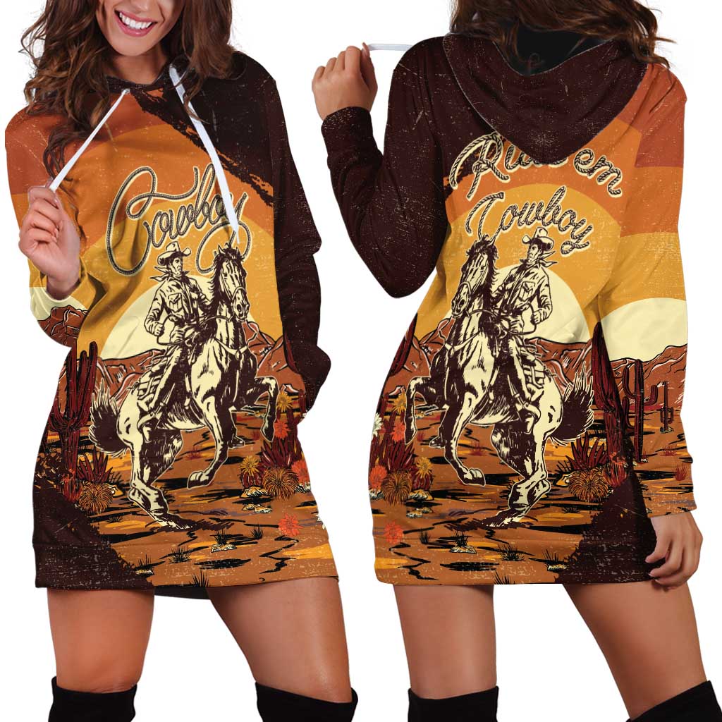 Cowboy Hoodie Dress Ride Em Cowboy