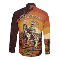 Cowboy Long Sleeve Button Shirt Ride Em Cowboy