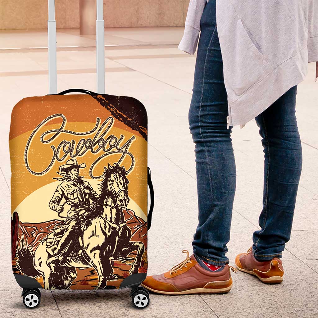 Cowboy Luggage Cover Ride Em Cowboy