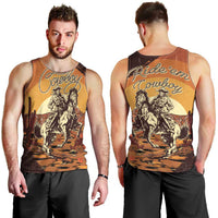 Cowboy Men Tank Top Ride Em Cowboy