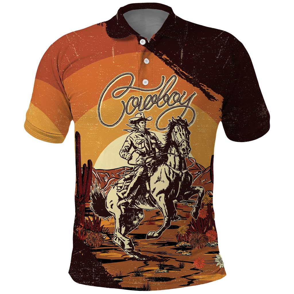Cowboy Polo Shirt Ride Em Cowboy
