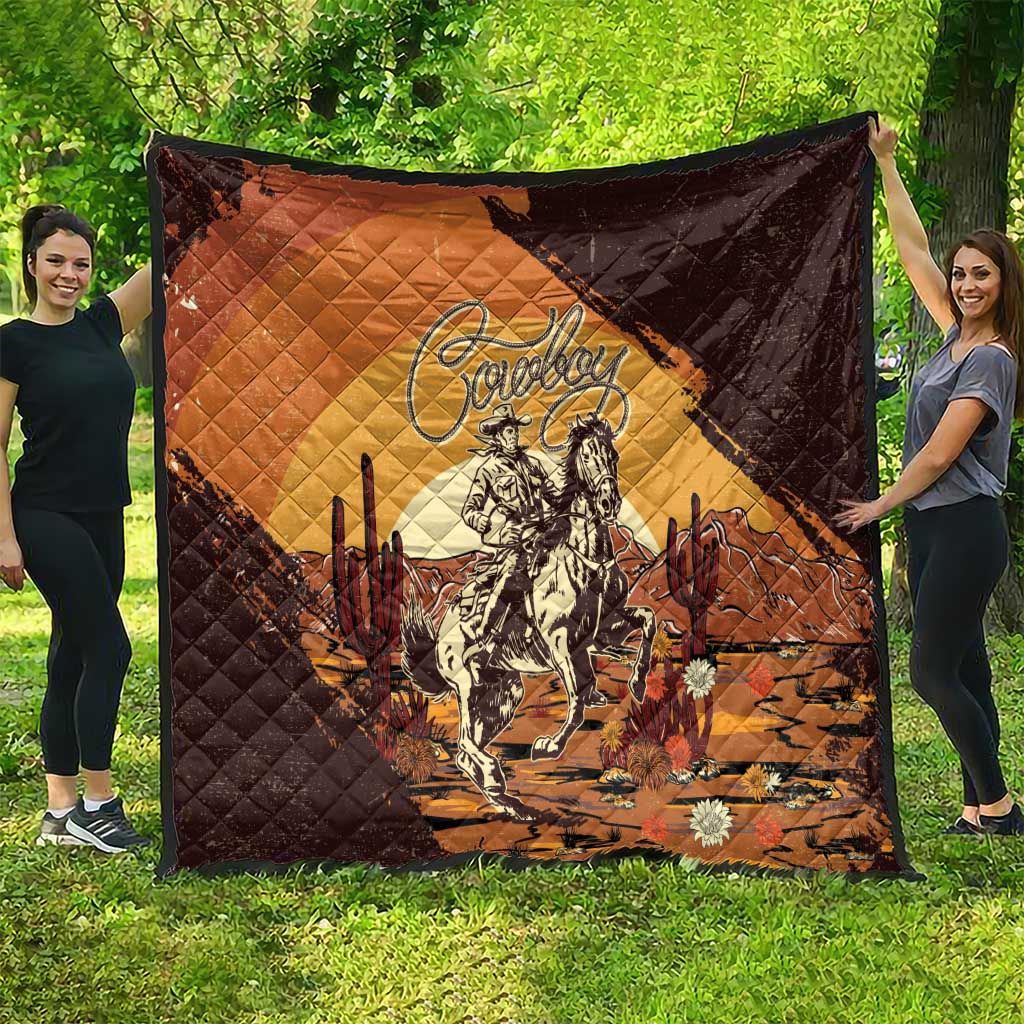 Cowboy Quilt Ride Em Cowboy