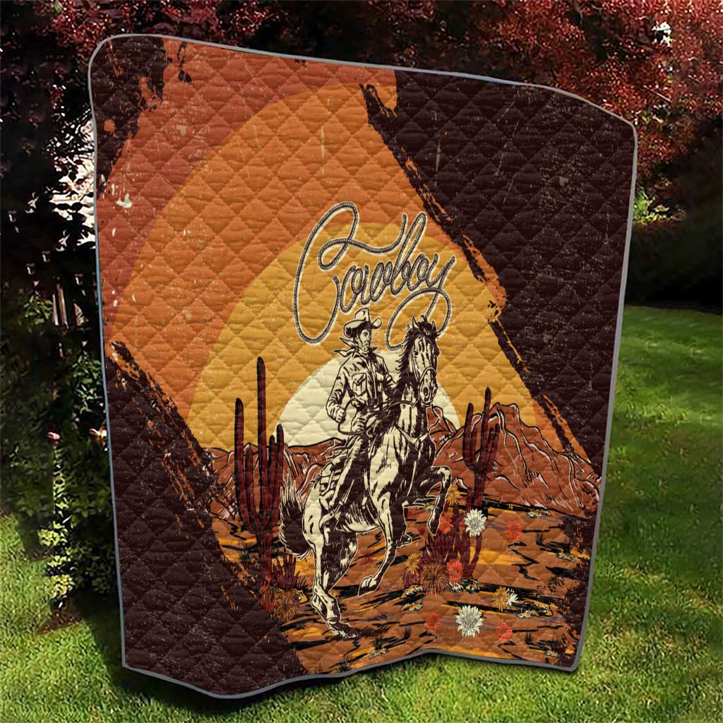 Cowboy Quilt Ride Em Cowboy